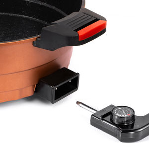 Электрический горячий горшок AKANE Olla Caliente Eléctrica 650 Вт, мощное антипригарное покрытие большой емкости, даже Легкая очистка при нагревании - Product Image 6