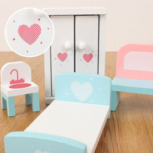 Casa delle Bambole in Legno Unisex, <span class=keywords><strong>Gioco</strong></span> di Ruolo, Decorazione <span class=keywords><strong>per</strong></span> Bambini e <span class=keywords><strong>Bambine</strong></span> dai 2 ai 7 Anni - Product Image 3