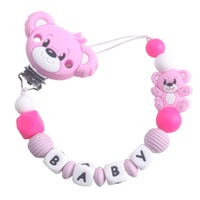Collier de dentition en silicone de qualité alimentaire en forme de koala pour rongeurs, 31 cm, jouet à mâcher anti-chute – Grande Vente