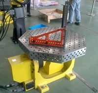 Nouvelle table de soudage en acier 3D professionnelle avec accessoires complets, plateau tournant et positionneurs, taille personnalisée
