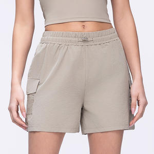 กางเกงขาสั้นโยคะสำหรับผู้หญิงกางเกงขาสั้นออกกำลังกายฟิตเนสกางเกงวิ่งออกกำลังกาย - Product Image 3