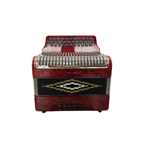 Accordéon diatonique professionnel SEASOUND à 34 boutons et <span class=keywords><strong>12</strong></span> <span class=keywords><strong>basses</strong></span>, haute qualité, JB3412, couleur rouge, pour étudiants, instrument OEM - Product Image 1