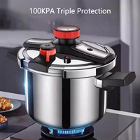 Autocuiseurs allemands Silvercrest en acier inoxydable 304 de 5, 6, 8 et 10 litres pour cuisinière à gaz – Vente en gros