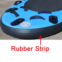 Planche de secours gonflable, en pvc, bon marché, pour skateboard, jet ski