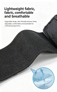 Bracelet de téléphone intelligent réglable, support de téléphone portable pour poignet, sac de bras 360° °   Supports de téléphone rotatifs pour la course à pied, le cyclisme, la randonnée et le fitness - Product Image 6
