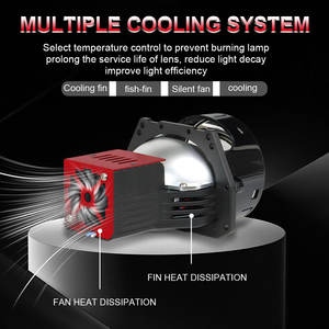 Faro Delantero con Lente Bi-Proyector LED de 3 Pulgadas K109, Súper Brillante, 75W, 12V, Resistente al Agua, 10000 Lúmenes, 6000K - Product Image 6