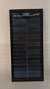 Panneau solaire transparent 100W entièrement noir, module solaire mono avec boîtier de jonction IP68 pour système hors réseau, stock européen - Product Image 3