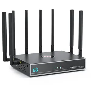New Released 2023 Mesh WiFi 6 5G LTE Sim Industrial CPE Modem Router With 8 High-Gain 5G/4G/WiFi Antennas