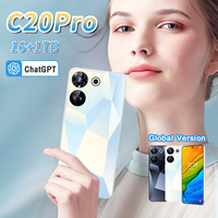 C20 Pro 7,3 pouces 120Hz LED Appareil photo 108MP 16 Go+1 To 5G Double SIM Déverrouillage facial Plus de 8000 mAh Android 15 Deca Core Charge rapide 60W