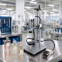 Machine de sertissage pneumatique semi-automatique Henwi pour flacons, ampoules et bouteilles de pénicilline – Sertisseuse manuelle