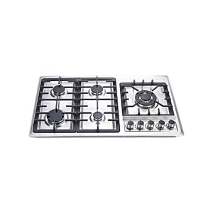 <span class=keywords><strong>Piano</strong></span> <span class=keywords><strong>cottura</strong></span> a gas a 5 fuochi in acciaio inox, grill a gas da incasso SS58602 - Product Image 2