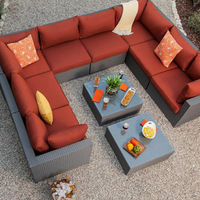 Meubles de Patio d'extérieur, lot plat, vente en gros, chinois,