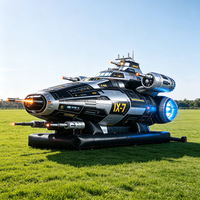 Modèle de vaisseau spatial gonflable géant personnalisé, grand modèle en PVC sur le thème de l'espace, pour musée scientifique, événement éducatif en plein air