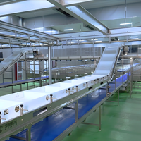 Chaîne de découpe de viande, ligne de convoyage de viande, bande transporteuse de viande, équipement d'abattoir fabriqué en Chine