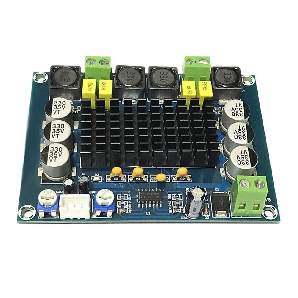 Placa de grande capacidade TPA3116 D2 TPA3116DA DC 12V 24V 100W Mono Canal Digital Power Audio TPA3116D2 Amplificador Board