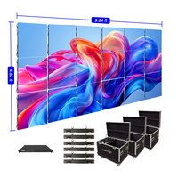 Mur vidéo LED XR de location intérieur DDW Factory P2.6/P3.91 500x500mm 7680Hz Courbé 3D Immersif 8K HDR10+ Étanche IP65