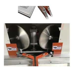 Máquina de Corte Angular Hidráulica de Doble Cabezal, Neumática, para Cortar Puertas y Ventanas, Biselado de Madera y Corte de Metal y Aluminio - Product Image 4