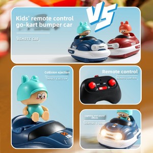 Télécommande <span class=keywords><strong>Expert</strong></span> pour enfants 4 canaux échelle 1:18 Kart électrique pare-chocs voiture éjection en peluche Double bataille <span class=keywords><strong>Parent</strong></span>-enfant - Product Image 2