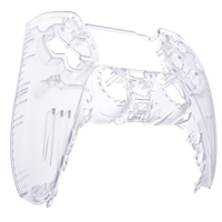 Pour la coque de la manette PS5-Façade transparente transparente EXtremeRate, élégante et élégante