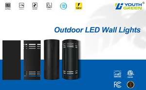 Luz de pared de aluminio IP65 para exteriores moderna cuadrada 5CCT 2700K-5000K lámparas LED Uso de jardín con montaje en pared - Product Image 5