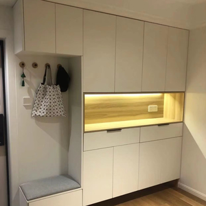 הנמכרים ביותר-חומרים ידידותיים לסביבה להתאמה אישית עץ מלא עכשווי וילה ארון מתלה ארון עבור זכוכית סלון זכוכית סלון - Product Image 1