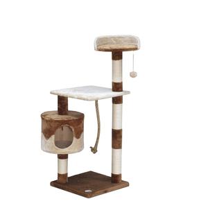 Tiragraffi per Gatti in Sisal Moderno per Interni, Albero per Gatti <span class=keywords><strong>Deluxe</strong></span> con Imballaggio in Cartone - Product Image 1