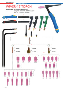Lente de Gas Argón para Soldadura TIG 45v24 45v25 45v26 45v27 Wp17/<span class=keywords><strong>18</strong></span>/26, Repuestos para Antorcha de Soldadura - Product Image 4