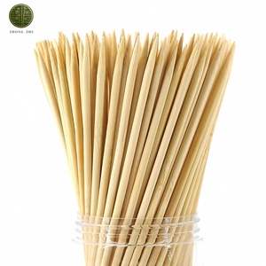 Brochetas de Bambú Natural Ecológicas, Palitos Desechables Resistentes para Barbacoa, Palillos de Madera para Asar, Fiestas, Frutas, Fuente de Chocolate - Product Image 1