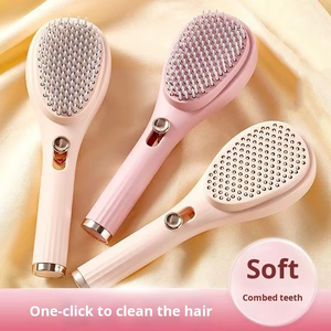 Retractable Telescopic Air Cushion Comb Women's Fluffy Portable Massage Automatic <strong>Self</strong> <strong>Cleaning</strong> <strong>Hair</strong> <strong>Brush</strong> - Product Image 1