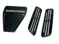 De fibra de carbono en el capó para 2008-2015 Mitsubishi Lancer Evo X