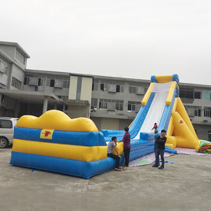 Tobogán Acuático Inflable Comercial de Gran Tamaño para Adultos, Precio de Fábrica, Personalizado, Usado, Castillo Inflable con Piscina en Venta - Product Image 1