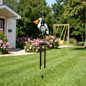 Lanterna Solare Decorativa a LED a Forma di Uccello per Recinzioni da Giardino, Impermeabile - Product Image 2