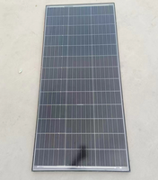 Panneau solaire rigide transparent de type N de 190 W, demi-cellules, cadre noir, OEM accepté pour caravane, camping-car, bateau, motorhome