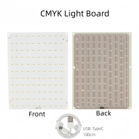 Kit de panneau lumineux LED CMYK pour imprimante 3D, panneau lumineux USB pour photos DIY, compatible avec Bambu Lab