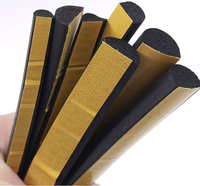 Bande semi-circulaire en mousse EPDM autocollante sur mesure pour isolation phonique et thermique des armoires électriques, en caoutchouc, tailles 14mm, 9mm, 10mm