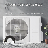 AC Mini Split Hersense 12000 BTU 115V 20 SEER2, Bersertifikasi AHRI, Layak untuk Kredit Pajak Pompa Panas, WiFi Alexa Smart Inverter 60Hz