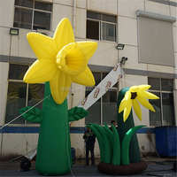 Sculpture de fleur gonflable personnalisée Meichen pour événements promotionnels commerciaux – Fournisseur direct d'usine de structures gonflables
