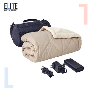 12V uso ao ar livre USB Fast Heat bateria impermeável recarregável elétrica Camping cobertor aquecido para carro Home Office - Product Image 2
