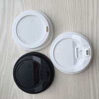 Couvre-gobelet jetable en papier et plastique pour café