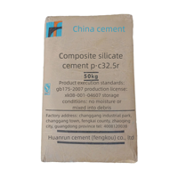 Ciment Gris Portland Ordinaire OPC Fabricants Chinois 32.5R 42.5R 52.5R pour Construction Béton Mur Extérieur Prix Sac 50kg