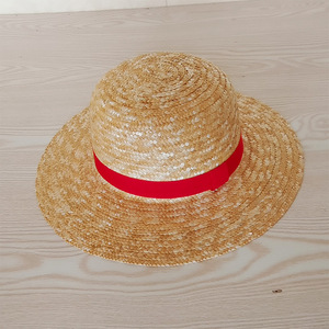 Promotionnel abordable large bord grand bord une pièce Luffy <span class=keywords><strong>Ace</strong></span> <span class=keywords><strong>chapeau</strong></span> été soleil <span class=keywords><strong>chapeau</strong></span> papier paille <span class=keywords><strong>chapeau</strong></span> naturel blé paille - Product Image 6