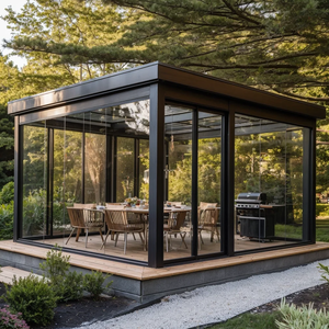 <span class=keywords><strong>Pergola</strong></span> <span class=keywords><strong>2x3</strong></span> 3x3 5x5 4m X 3m 2.5x2.5 Toit à persiennes réglable à cadre en aluminium de taille personnalisée pour tout espace extérieur - Product Image 1