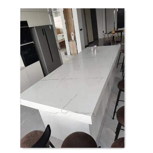 Bancada de mesa de quartzo de fábrica, bancada de mesa/pedra de engenharia b-slabs casa de quartzo modular casa yunfu, arquiteto durável de fábrica