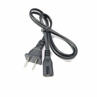 1M 美规/欧规电源线 适用于 PSP/PSV/PS2/PS3 游戏机充电线 电源线