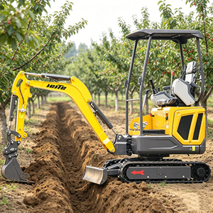 Global Best-selling Products Wholesale 1.6 Ton Small Excavator Engine Mini Bagger Earth Moving <b>Machinery</b> Farm Land Renovation - Product Image 1