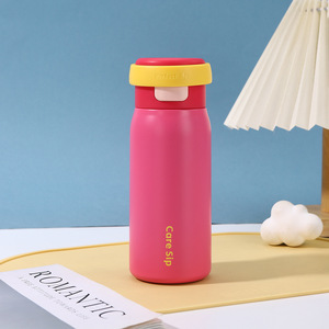 Bouteille d'eau isotherme en acier inoxydable sans BPA de 470 ml avec couvercle <span class=keywords><strong>2</strong></span>-en-1 anti-fuite - Product Image 6