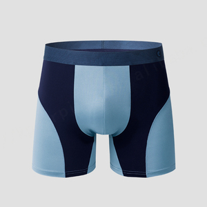 Boxer en bambou de couleur unie pour hommes de marque personnalisée taille moyenne SAXXX fantaisie taille moyenne avec tissu tricoté - Product Image 6