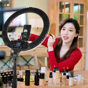 Nouveau KY-BK416II 65W 18 pouces Selfie circulaire <span class=keywords><strong>Ringlight</strong></span> Led Ring Light grand Led Flip Ring Light Selfie coque de téléphone pour <span class=keywords><strong>iPhone</strong></span> - Product Image 4
