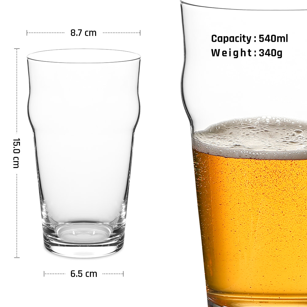 Verre de pub anglais
