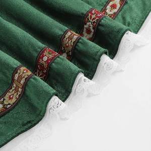 Vestido Oktoberfest para mujer Vestido <span class=keywords><strong>de</strong></span> sirvienta <span class=keywords><strong>de</strong></span> cerveza con gargantilla Disfraces <span class=keywords><strong>de</strong></span> fiesta verdes - Product Image 5